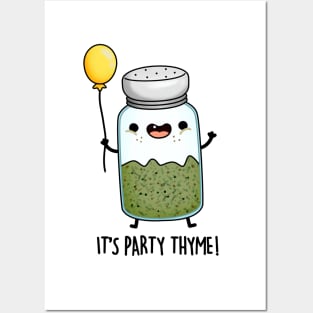 Party Thyme Funny Herb Pun Posters and Art